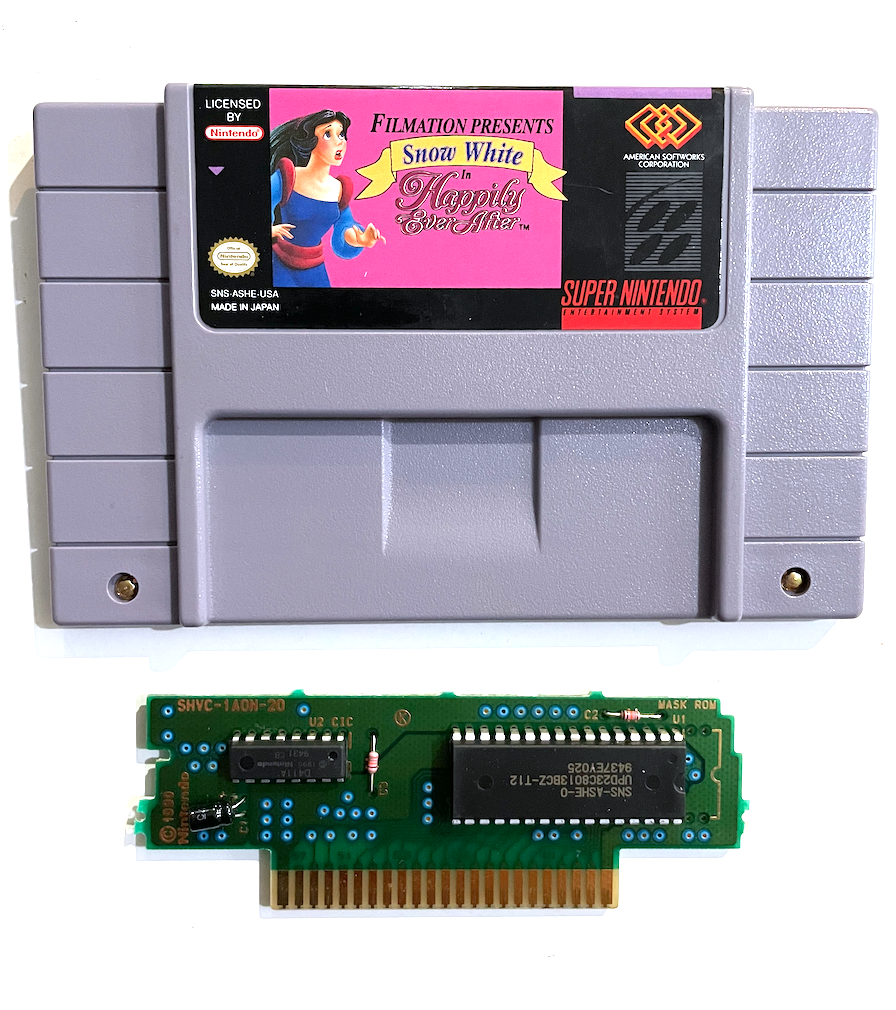 RARE! AUTHENTIC! Snow White in Happily Ever After SUPER NINTENDO SNES Game