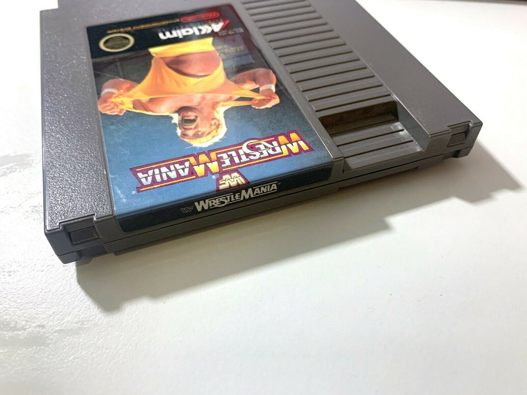 WWF Wrestlemania - Nintendo NES Game Authentic Tested + Working & Authentic!
