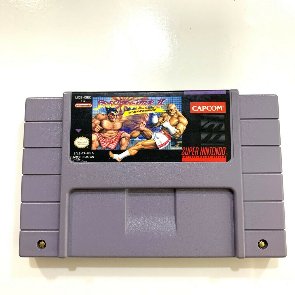Super Street Fighter II 2 Turbo Nintendo SNES Game  - Tested Working & Authentic
