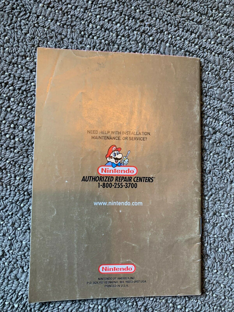 The Legend of Zelda Ocarina Of Time Nintendo 64 N64 Instruction Manual Booklet