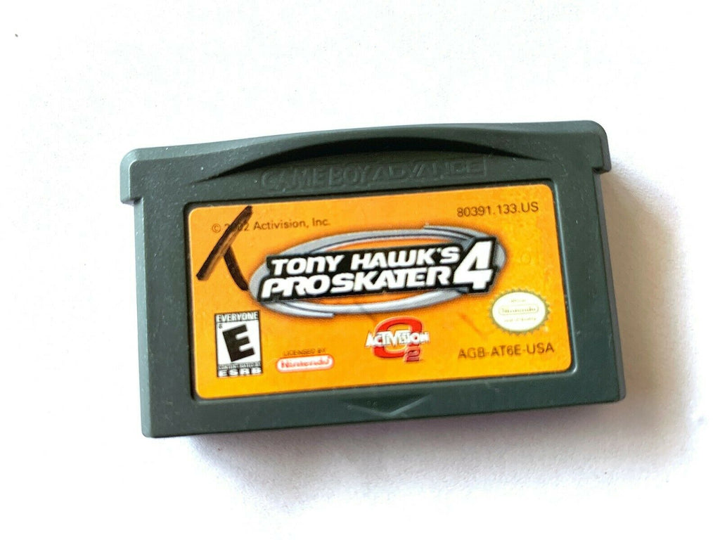 Tony Hawk Pro Skater 4 (Nintendo Gameboy Boy Advance GBA) Tested WORKING!