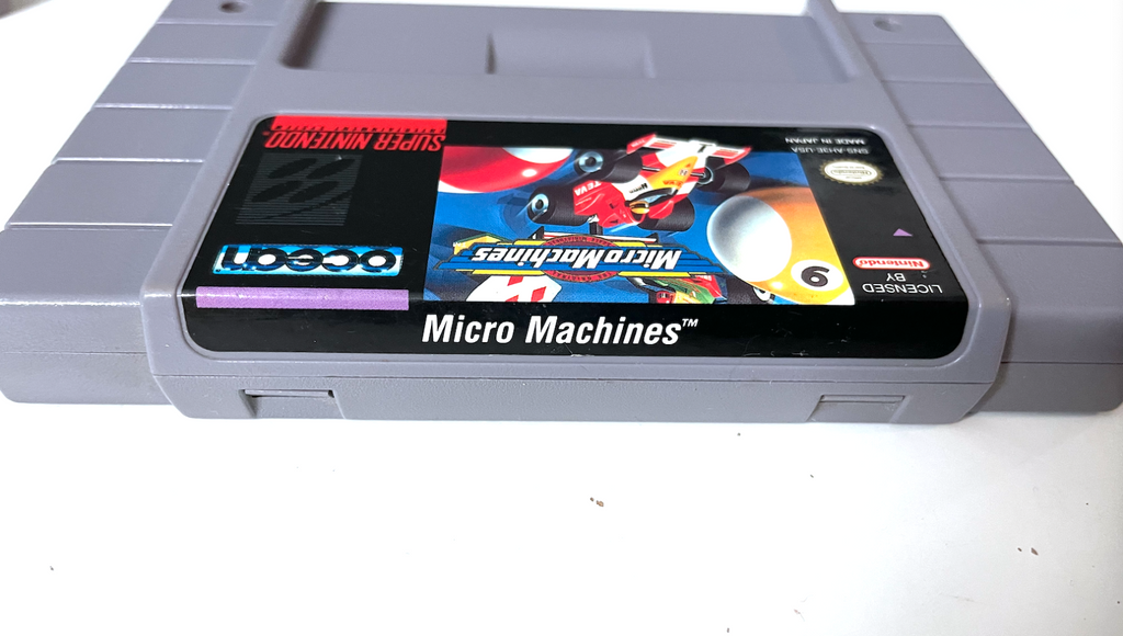 RARE! Micro Machines SUPER NINTENDO SNES GAME Tested ++ WORKING ++ AUTHENTIC!