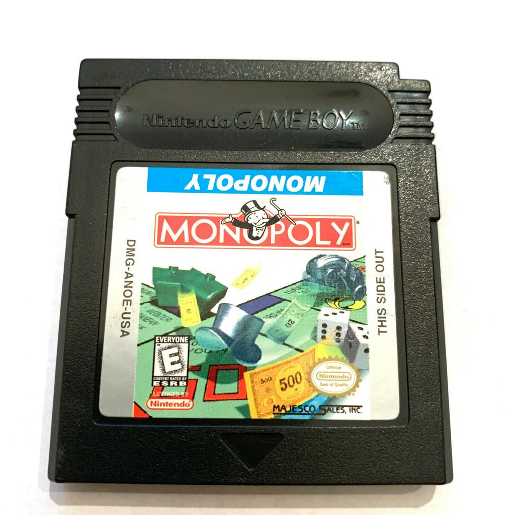Monopoly Nintendo Gameboy Color Game Tested WORKING and AUTHENTIC!