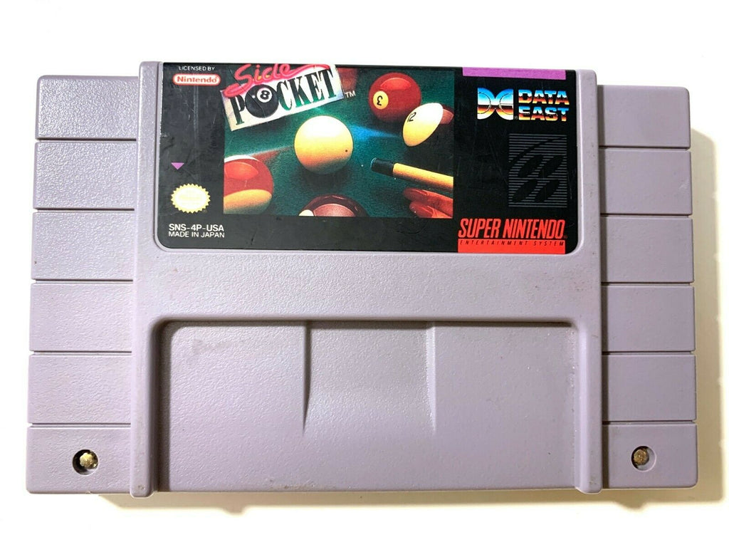 Side Pocket SUPER NINTENDO SNES GAME Tested WORKING Authentic!
