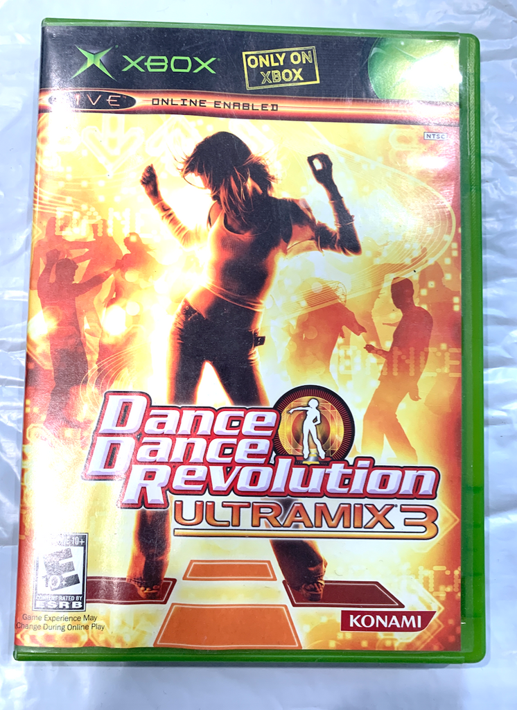 Dance Dance Revolution Ultra Mix 3 Original Xbox Game COMPLETE Tested + Working