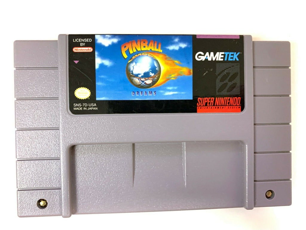 Pinball Dreams SUPER NINTENDO SNES GAME Tested WORKING And AUTHENTIC!
