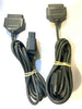 2x Nuby 6 foot SNES Controller Extension Cord for Super Nintendo USED
