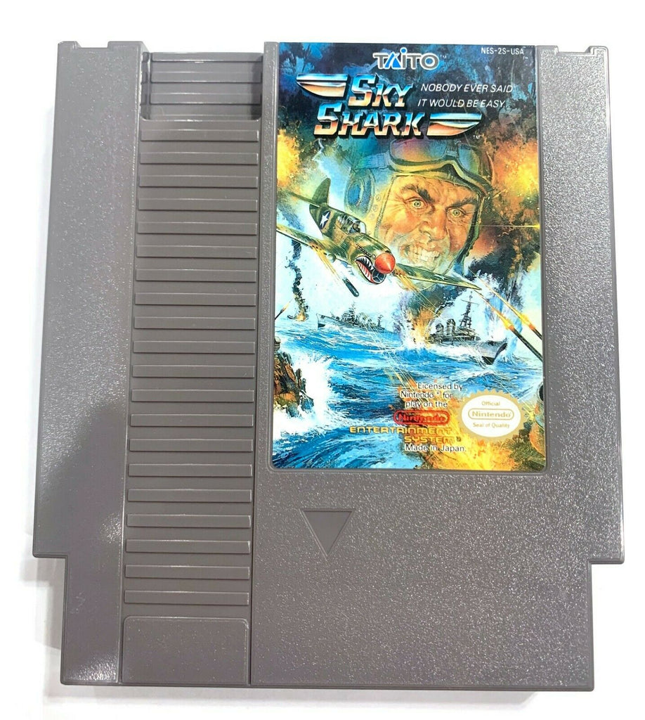 Sky Shark ORIGINAL NES Nintendo Game Tested + Working & Authentic!