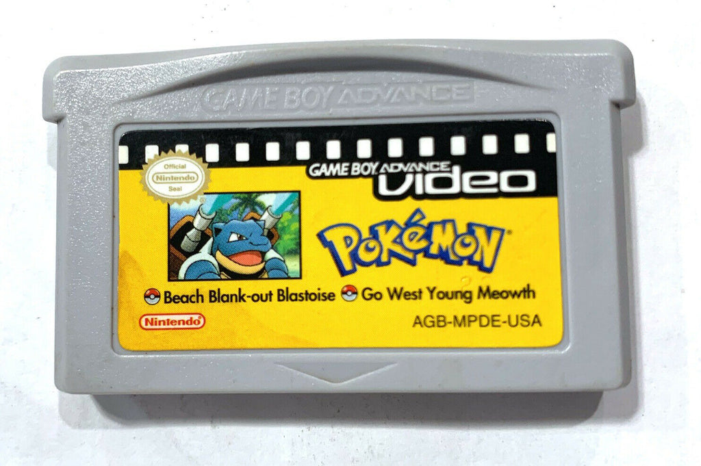 Game Boy Advance Video: Pokémon Beach Blank-Out Blastoise & Go West Young Meowth