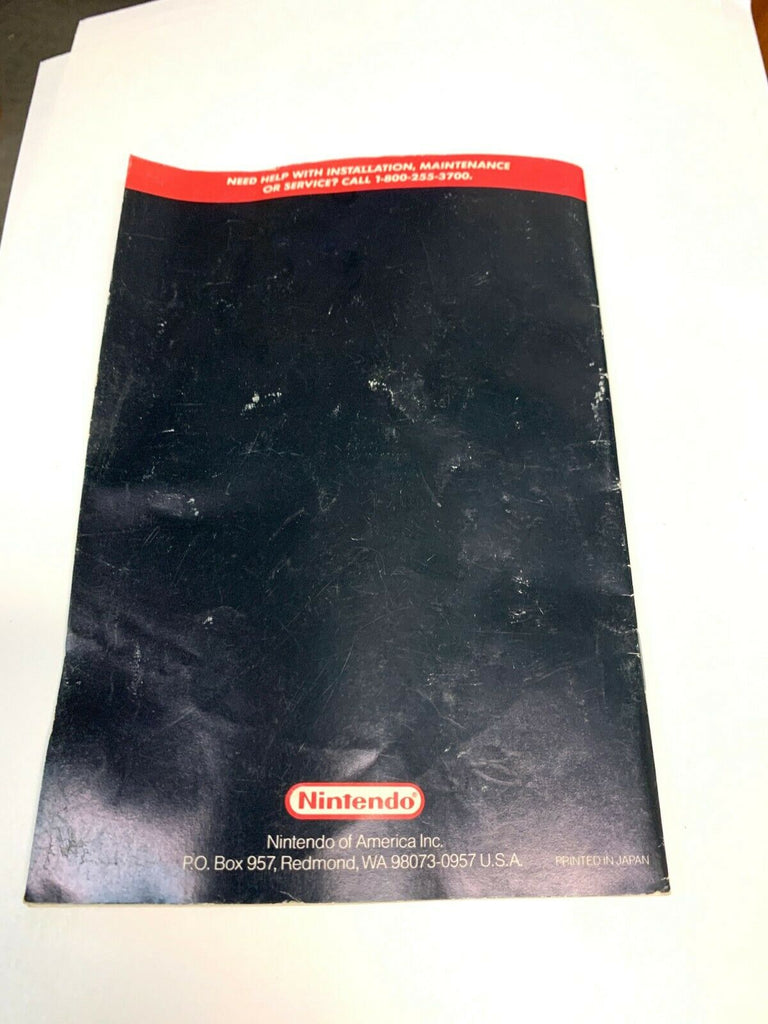 Super Nintendo SNES: Battle Clash [Instruction Book Manual ONLY] Booklet