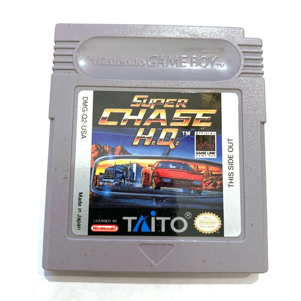 RARE! TAITO VERSION Super Chase H.Q. ORIGINAL Nintendo Game Boy Game Tested!