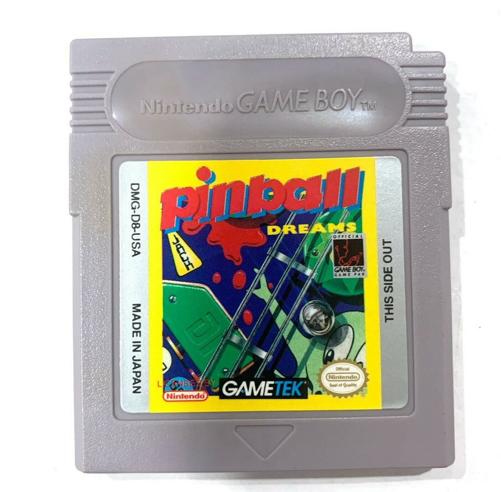 Pinball Dreams ORIGINAL NINTENDO GAMEBOY Tested + Working & Authentic!