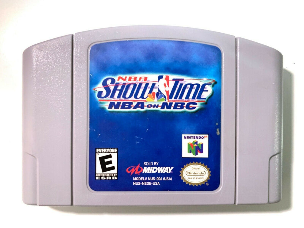 NBA Showtime: NBA on NBC N64 (Nintendo 64, 1999) Cleaned - Tested - Authentic
