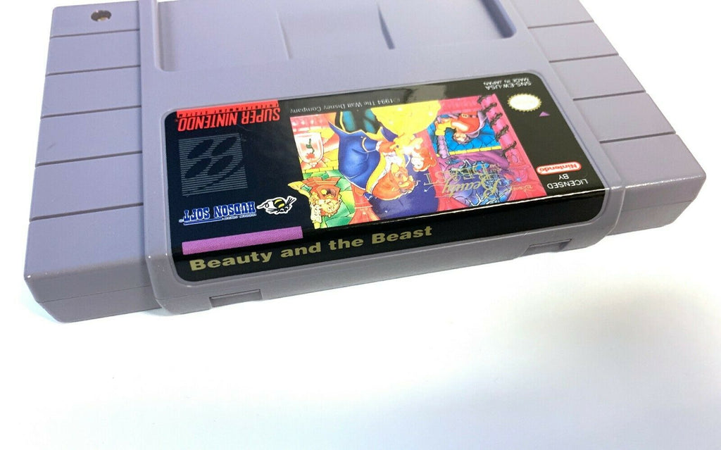 AUTHENTIC! Beauty and the Beast SUPER NINTENDO SNES Game TESTED + WORKING! VGC