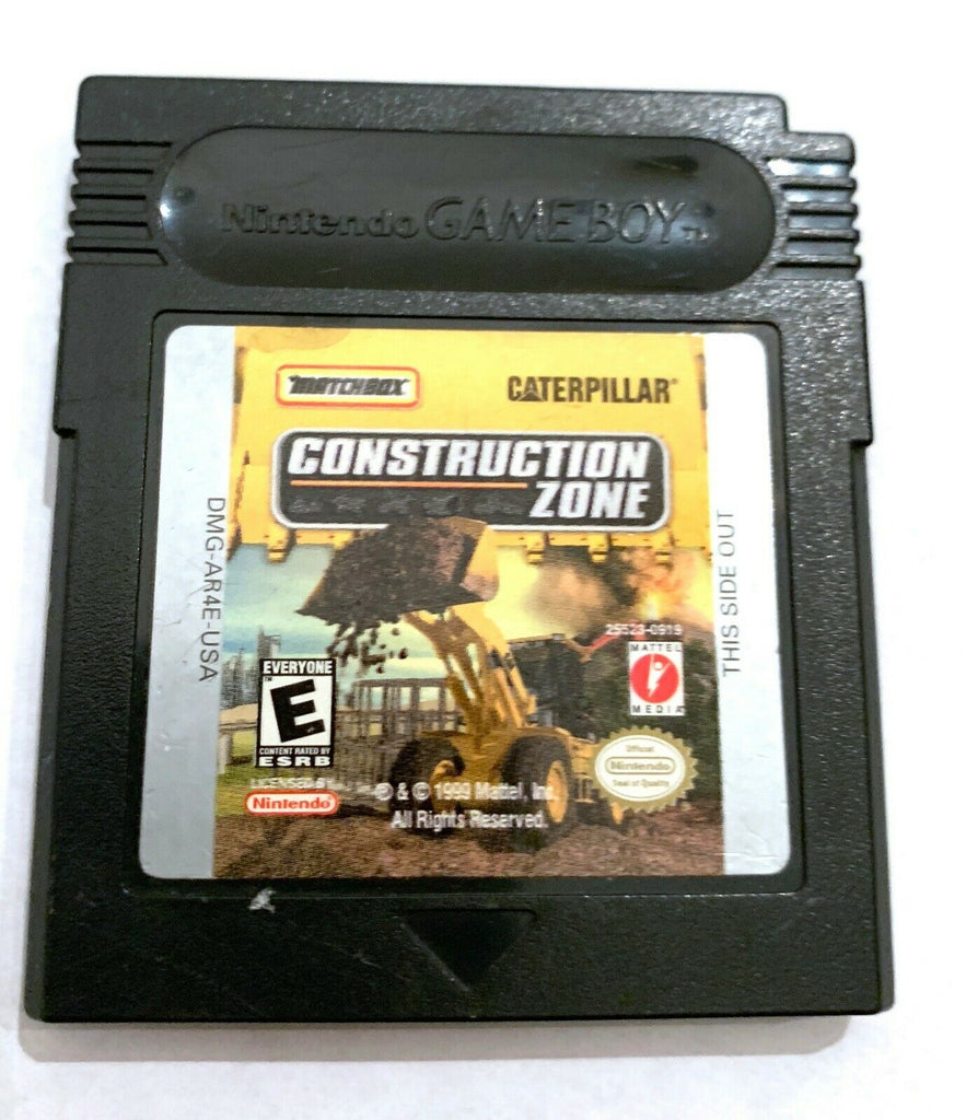 Matchbox Caterpillar Construction Zone (Nintendo Game Boy Color) Tested Working
