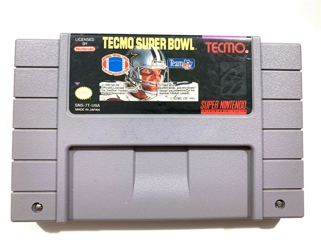 Tecmo Super Bowl Football Super Nintendo SNES Game