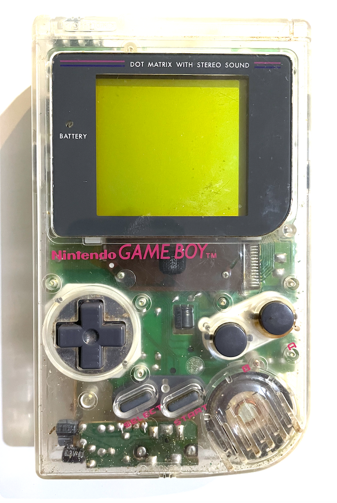 Nintendo Gameboy Original DMG-01 Play It Loud! Clear Console