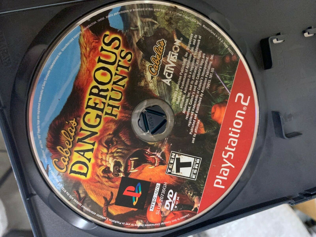 Cabelas Dangerous Hunts Sony Playstation 2 PS2 Game