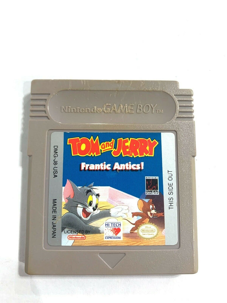 Tom and Jerry Frantic Antics ORIGINAL NINTENDO GAMEBOY Game Tested + Working