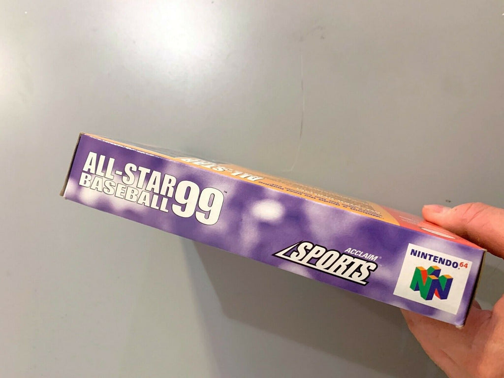 All-Star Baseball 99 Nintendo 64 N64! 100% Fully Complete in box! LOOK! CIB