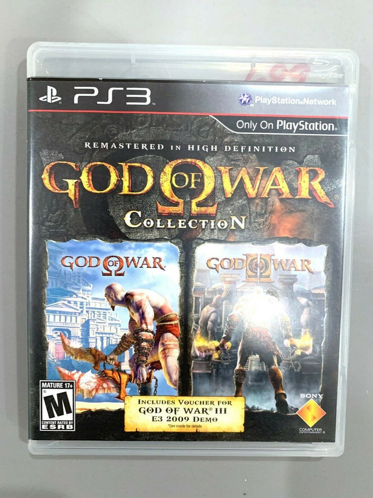 God of War Collection SONY PLAYSTATION 3 PS3 Game COMPLETE CIB Black Label!
