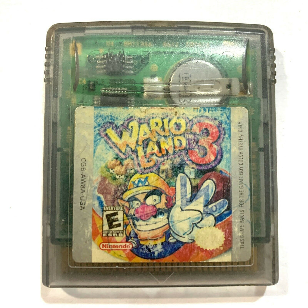 Wario Land 3 III - GameBoy Color Game - Tested & Working! Authentic!