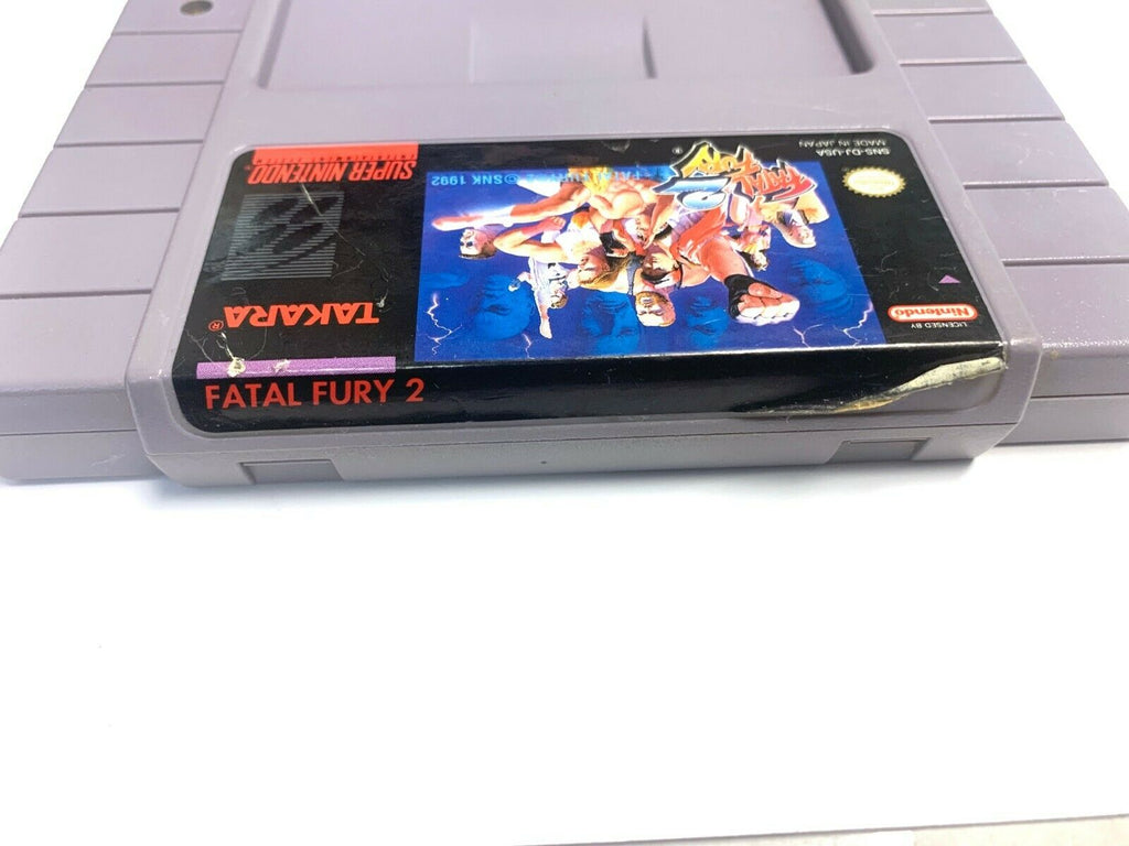 Fatal Fury 2 - SNES Super Nintendo Game Tested + Working & Authentic!