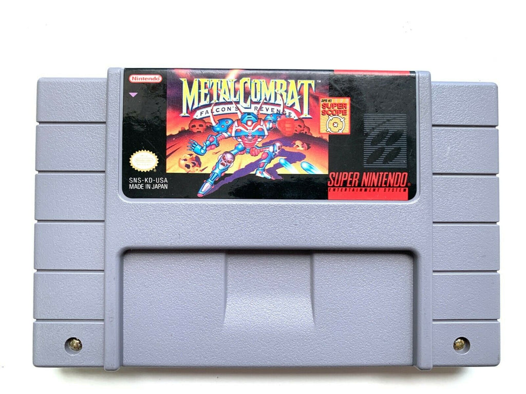 Metal Combat - Super Nintendo SNES Game Tested + Working & Authentic