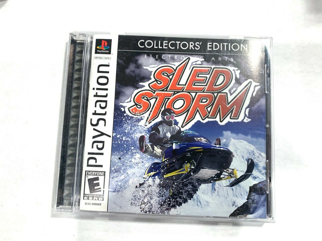 PS 1 Sled Storm Collector's Edition Sony PlayStation 1 Complete w/ Manual TESTED