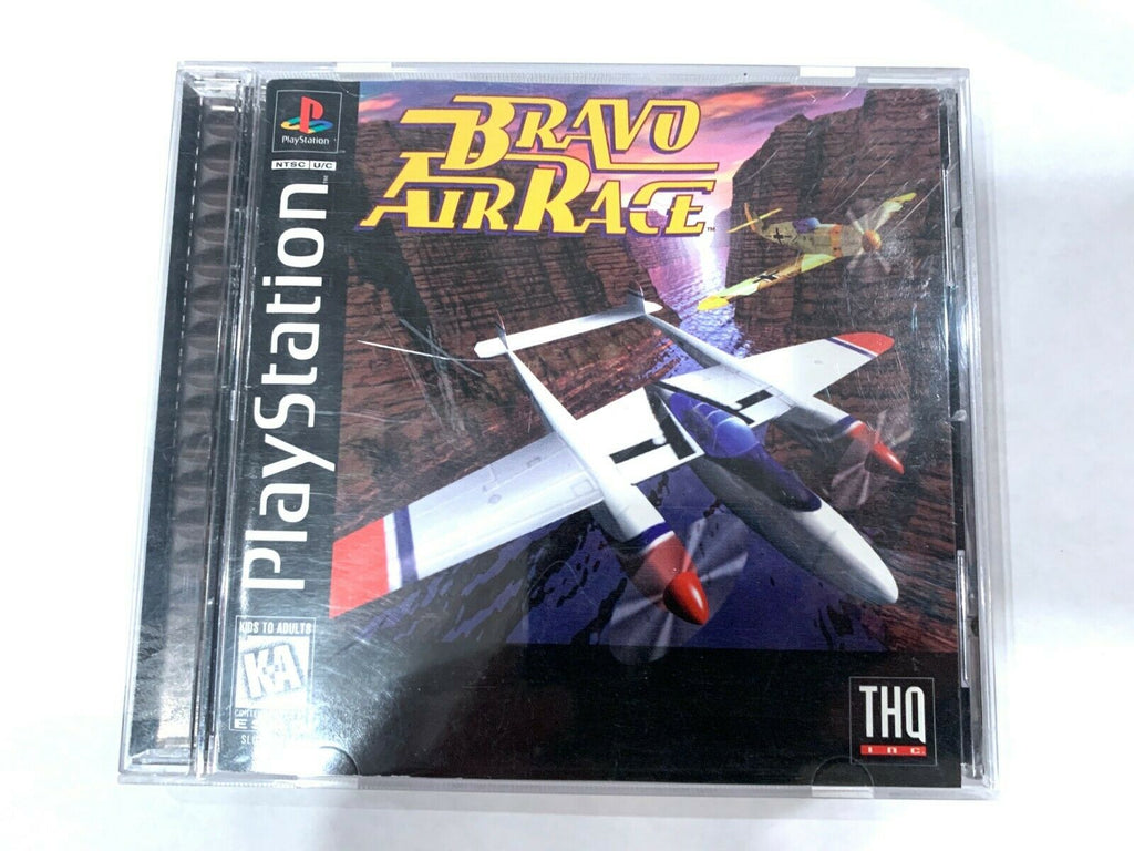 Bravo Air Race SONY PLAYSTATION 1 PS1 Game Tested Working COMPLETE CIB