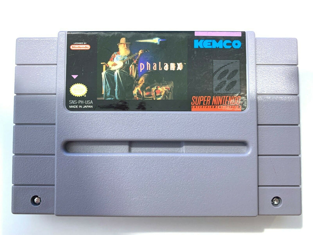 SNES Super Nintendo Phalanx Authentic by Kemco Tested & Working *Nice Condition*
