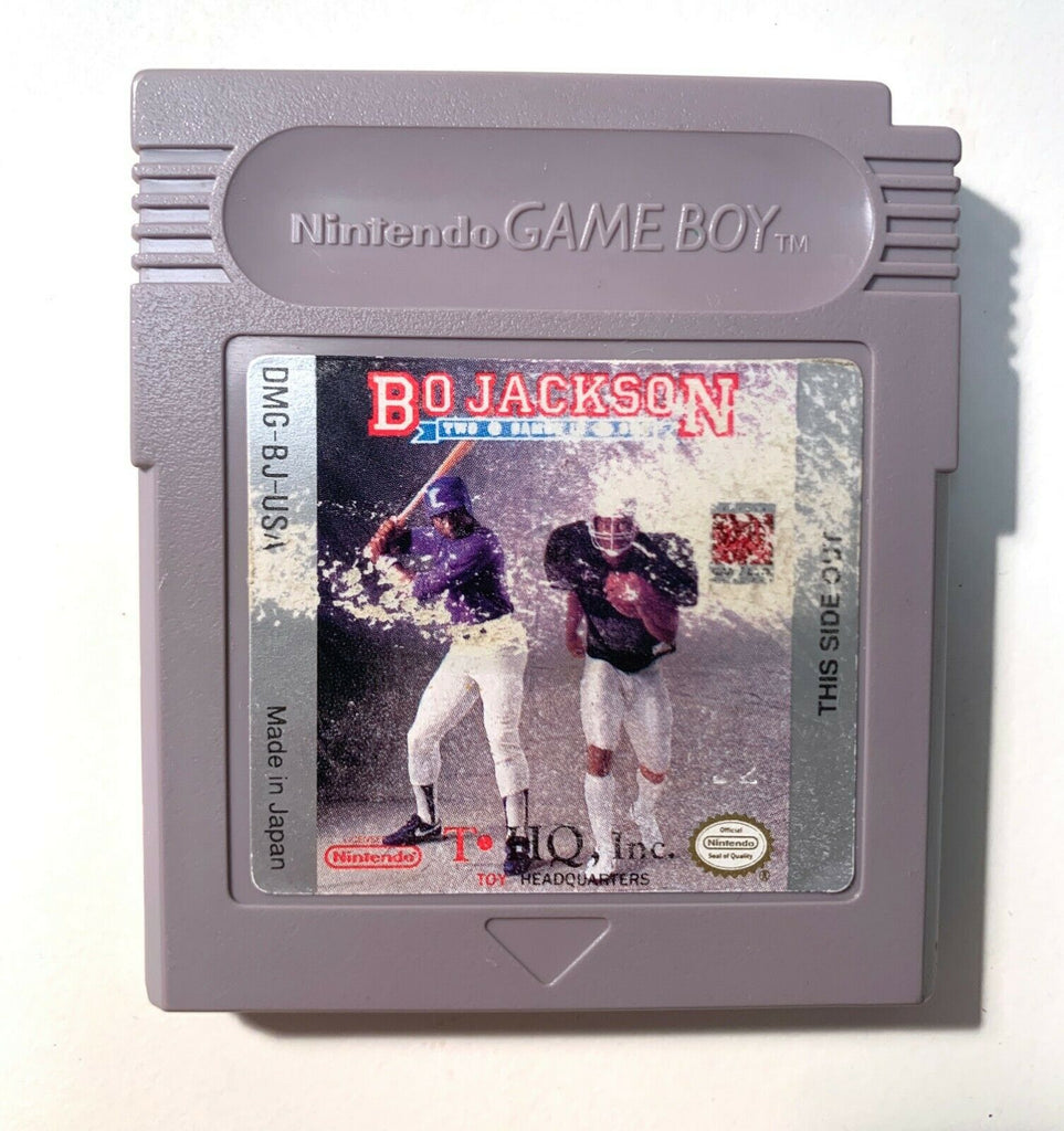 *Bo Jackson Baseball and Football ORIGINAL GAMEBOY GAME Tested Working Authentic