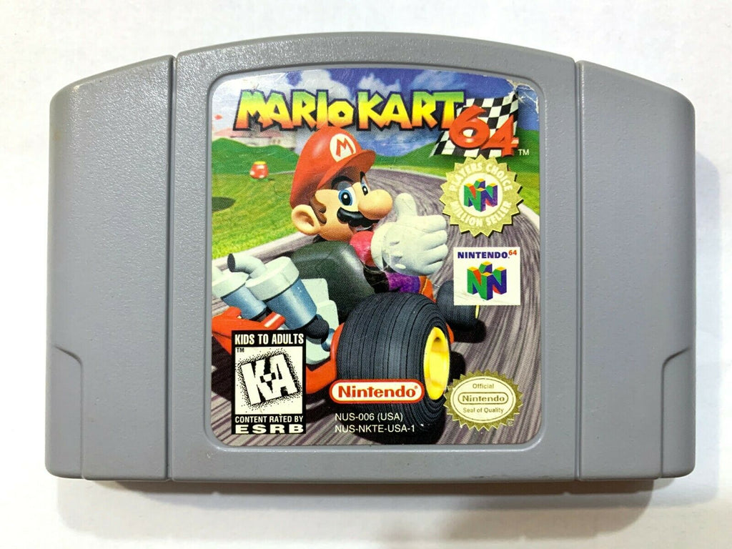 AUTHENTIC! Mario Kart N64 Nintendo 64 Game - Tested & Working!