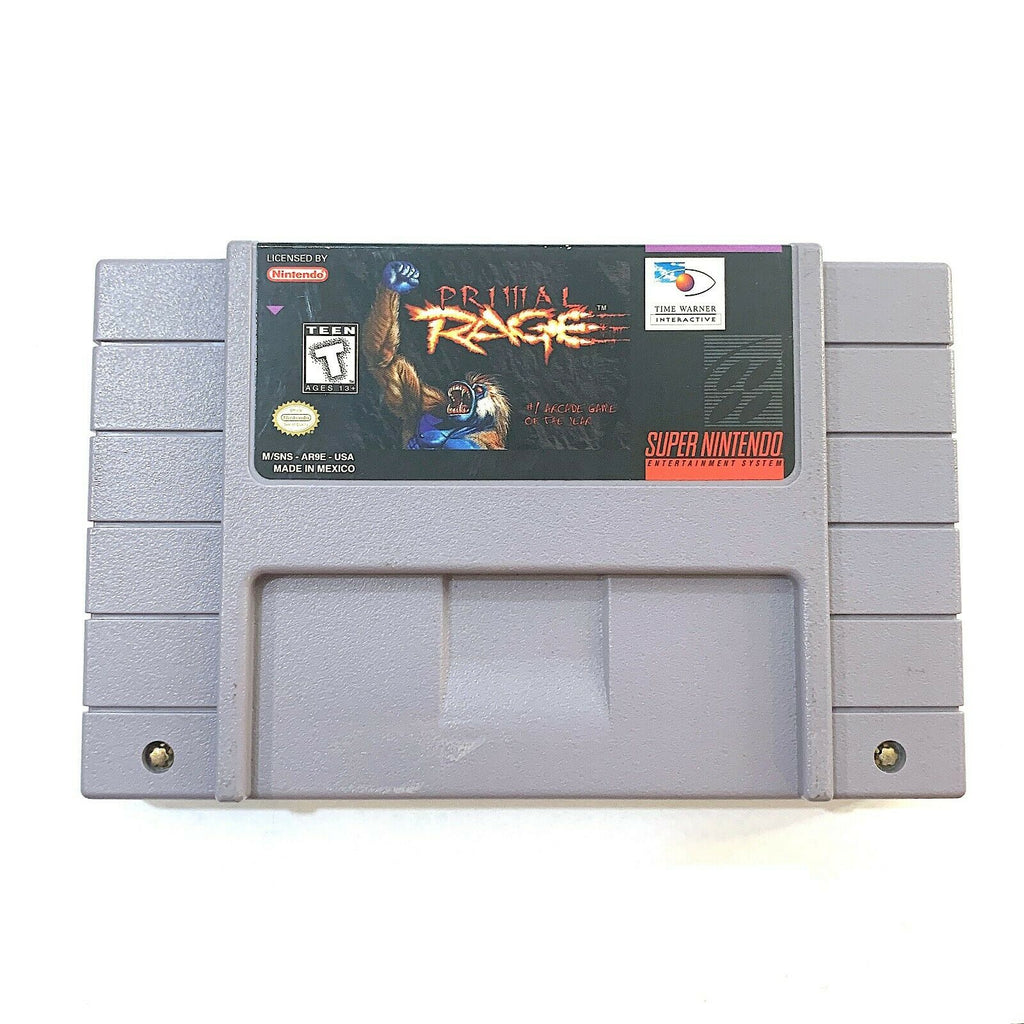 Primal Rage - Fun SNES Super Nintendo Game - Tested - Working - Authentic!
