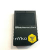 Nintendo Gamecube nYko Used Aftermarket 64MB Memory Card 1019 Blocks Save