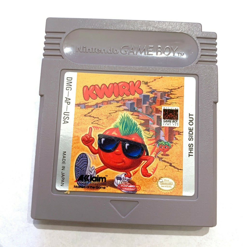 Kwirk Original Nintendo GameBoy Game - Tested - Working - Authentic! VERY GOOD!