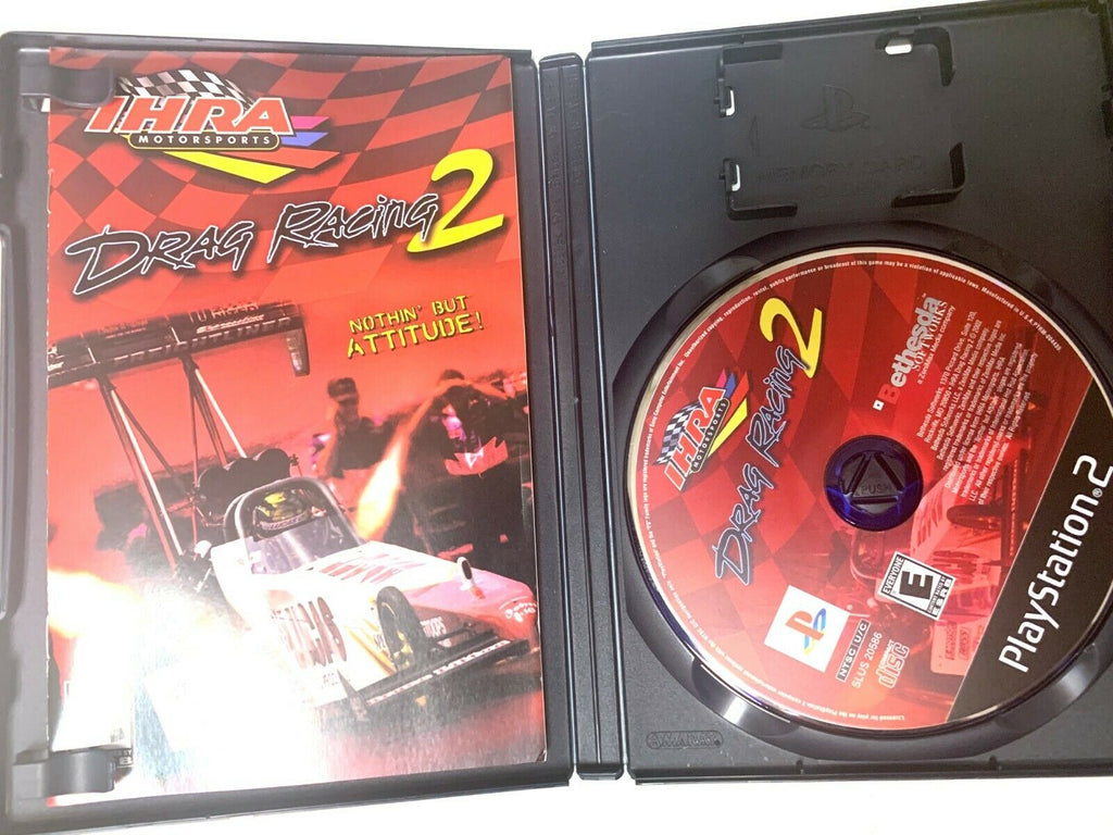 IHRA Motorsports Drag Racing 2 (Sony PlayStation 2) PS2 GAME COMPLETE Free Ship