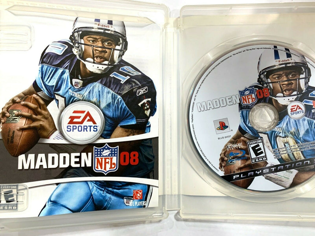 Madden 08 - Sony PLAYSTATION 3 PS3 Game COMPLETE CIB Tested + Authentic!