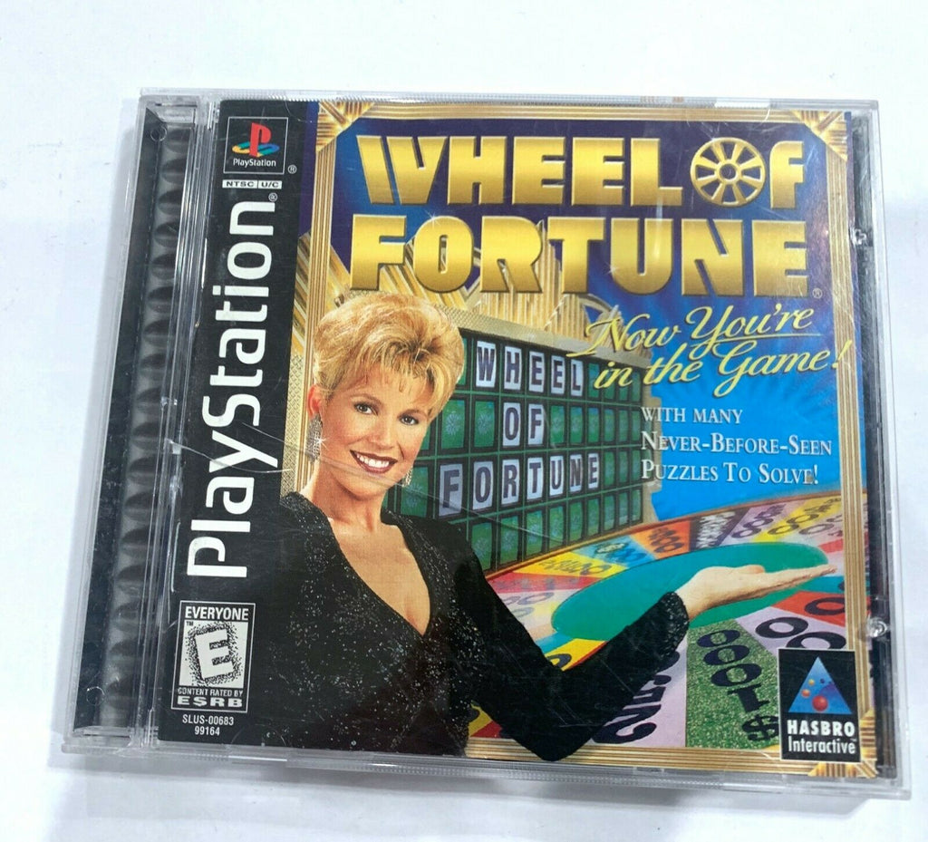 Wheel Of Fortune - Sony Playstation 1 PS1 Game Tested + Working COMPLETE CIB