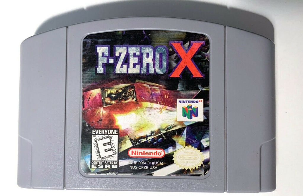 F-Zero X NINTENDO 64 N64 Game Tested + Working & Authentic!