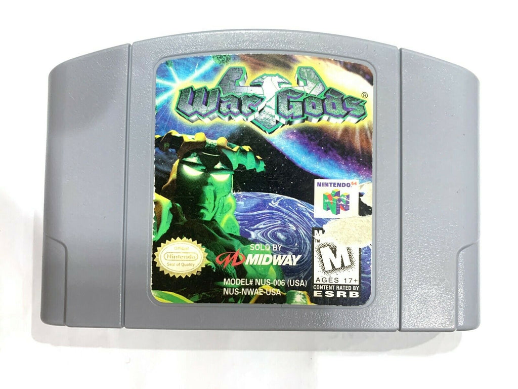 ****War Gods NINTENDO 64 N64 Tested + Working & Authentic!*****