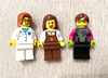 3 Lego City Figures Women Nurse & More! Lot Comes as Shown!