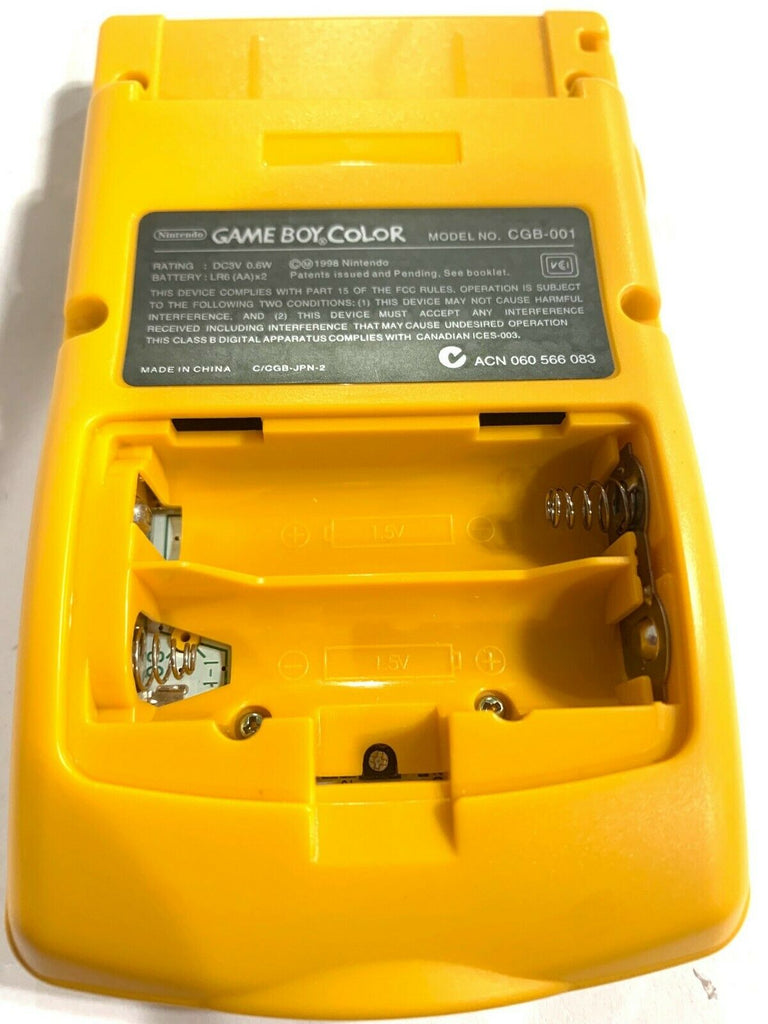 Yellow Refurbished Nintendo Game Boy Color Handheld System