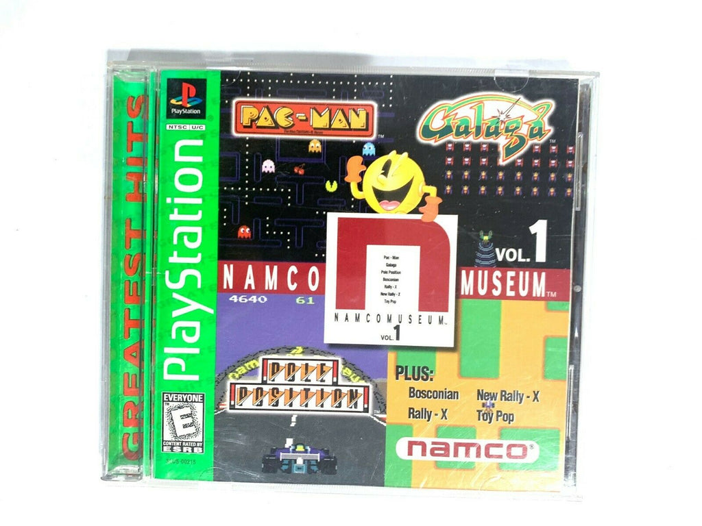 Namco Museum Vol. 1 (Sony PlayStation 1, 1995) PS1 Complete CIB Tested + WORKING