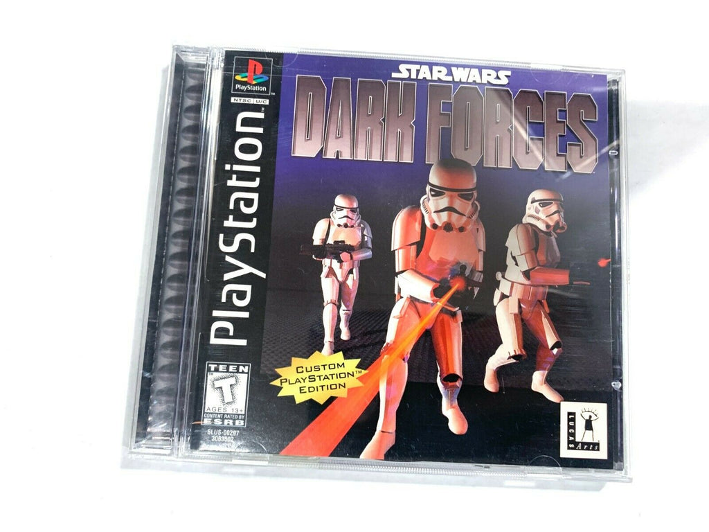 Star Wars: Dark Forces SONY PLAYSTATION 1 PS1 Game COMPLETE CIB Black Label!