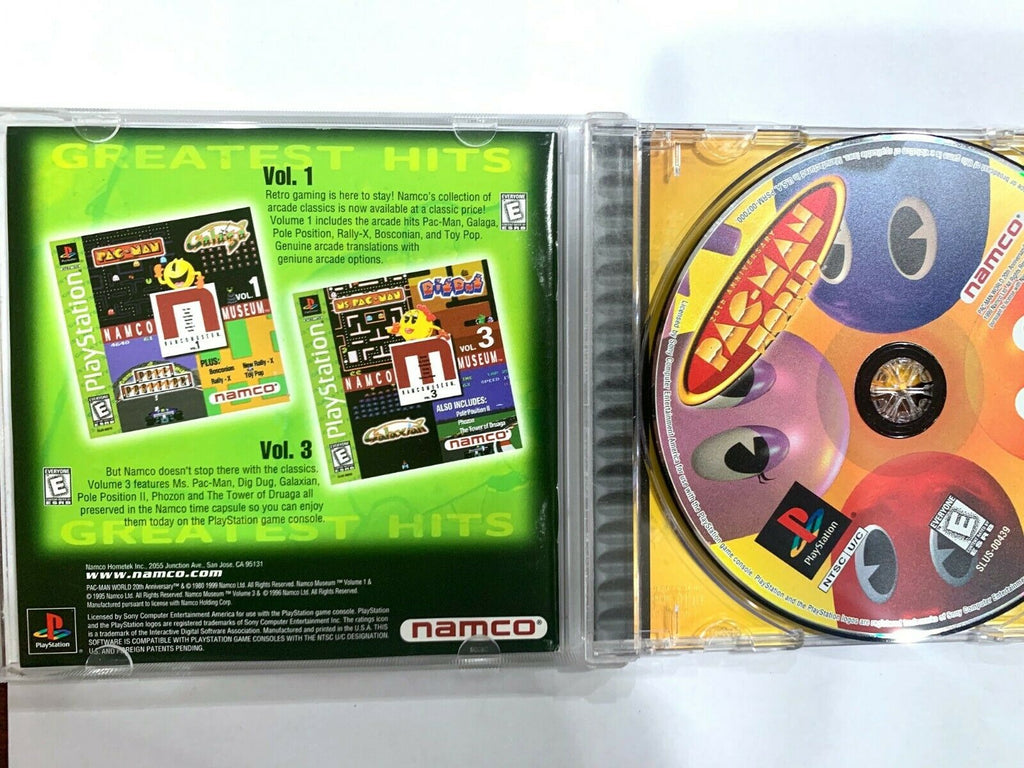 Pac-Man World 20th Anniversary Sony Playstation 1 PS1 Game