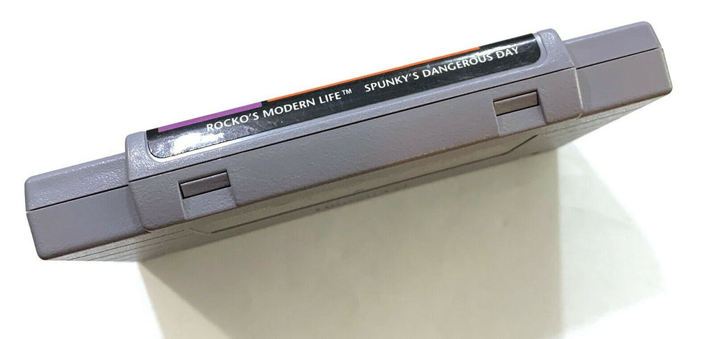 ROCKO'S MODERN LIFE Super Nintendo SNES Game - Tested - Working - Authentic!