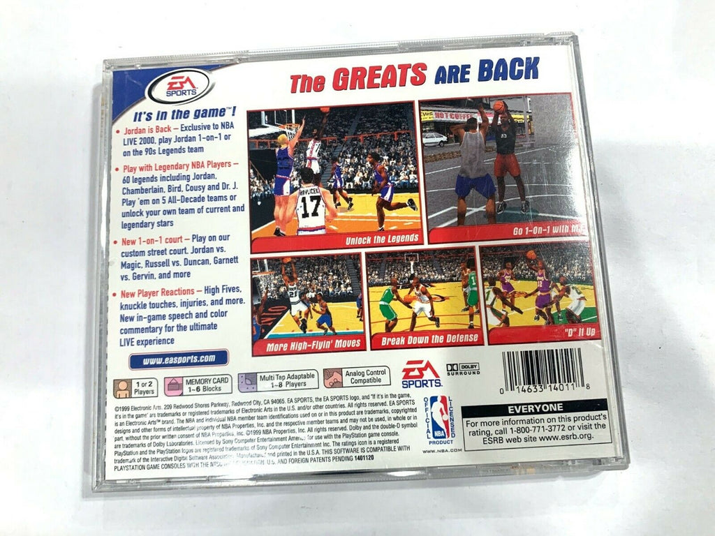 NBA Live 2000 - Playstation 1 PS1 Game