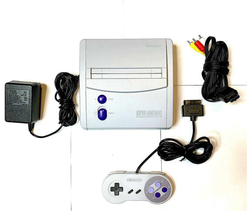 Rare Original SNES Super Nintendo Mini Console OEM System Bundle CLEAN –  The Game Island