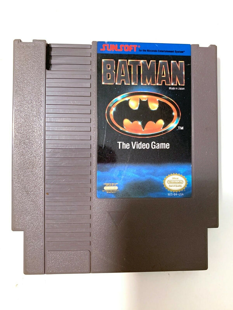 Batman The Video Game ORIGINAL NINTENDO NES GAME Tested WORKING Authentic